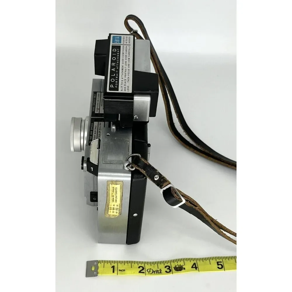 Vintage Polaroid Automatic 250 Instant Film Land Camera w‎ Zeiss Viewfinder